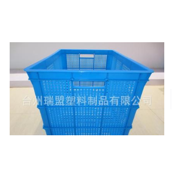 廠家直銷大號755塑料周轉筐680加厚款上海服裝快遞塑料筐可帶輪