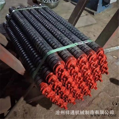 銘源廠家定制輸送機緩沖托輥輸送帶加工托輥定制橡膠圈托輥配件
