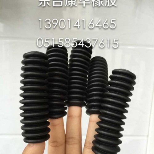 生產加工 橡膠伸縮套 黑色加厚橡膠波紋管 硅膠波紋管