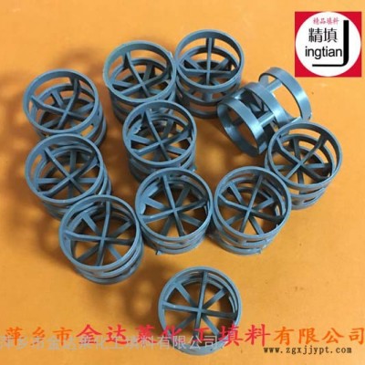 φ25塑料鮑爾環填料  阻燃型聚丙烯 PVC CPVC PF萍鄉金達萊塑料填料 PVC塑料鮑爾環