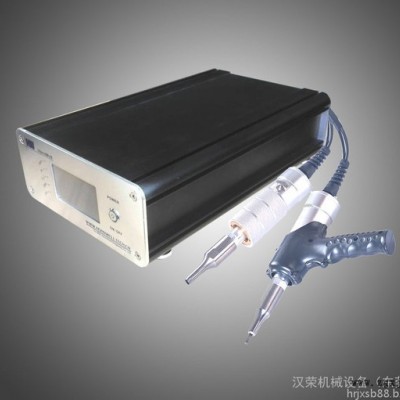 PET花盆側花Logo焊接 漢威超聲波焊接機 高效快速穩固焊接機
