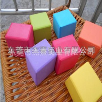 加工銷售磨邊彩色EVA正方體 異形EVA制品批發 俄羅斯方塊加工