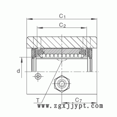 INA直線球軸承及軸承座單元 KGXO08-PP, 自調(diào)心的開式直線球軸承及軸承座單元，帶密封