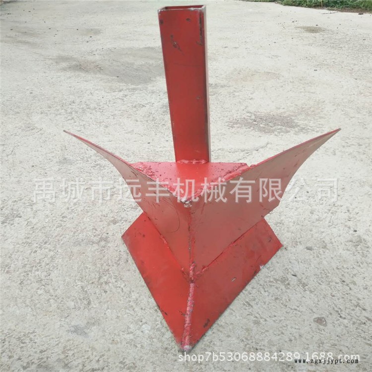 旋耕機后邊轉配開溝起壟犁頭 生產定做雙面開溝起壟犁頭 優質犁頭示例圖2