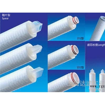 pp折疊濾芯價格，上海聚丙烯微孔折疊濾芯生產(chǎn)廠家，PES折疊