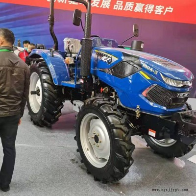 國三柴油電噴四缸拖拉機 100馬力水旱兩用型拖拉機 大橋大輪胎強動力 泰鴻1004四驅拖拉機