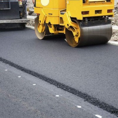 深圳路面鋪瀝青SBS改性瀝青攤鋪AC料廠區小區路面鋪路