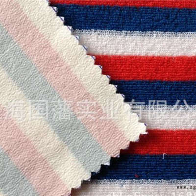 【專業生產】色織毛巾布復合TPU膜 復合服裝面料