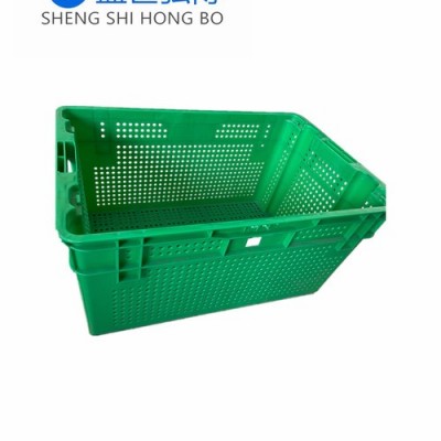 醫療周轉箱  塑料運輸周轉箱  服裝廠儲物箱  藍色大號周轉箱