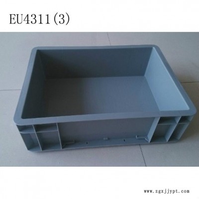 上海渠晟EU-4311箱400*300*120 365*265*112塑料箱 歐標(biāo)塑料箱 上海汽車(chē)配件專(zhuān)用箱 斜插箱