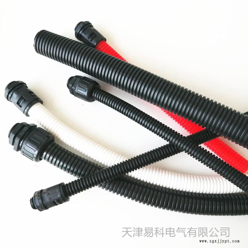 阿里廠家批發尼龍軟管黑色塑料軟管 蛇皮管 批發直銷
